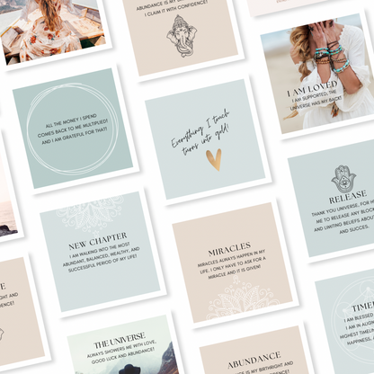 afbeelding shower affirmation cards