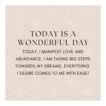 Abundance Affirmation Shower Cards